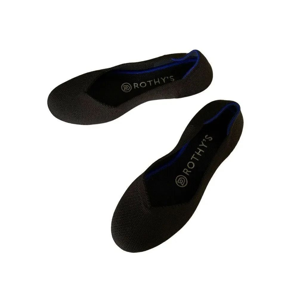 Rothy's round toe ballet flats black women's size 6